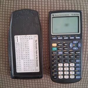 Texas Instruments TI-83 Plus Graphing Calculator + Cover Tested Read